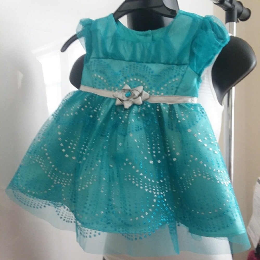 Baby dress 6months | blue formal dress